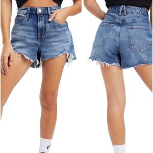 Good American Blue Jean Shorts